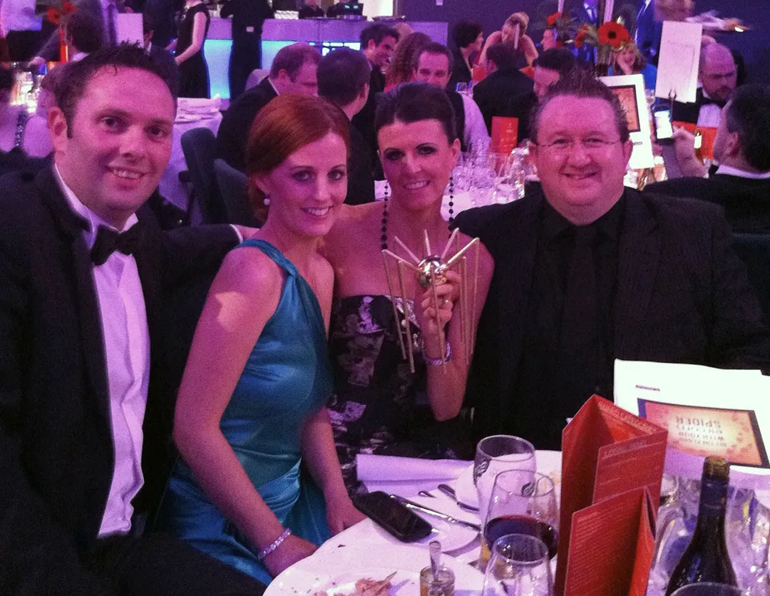 Splash wins an Eir Spiders, the National Website Awards