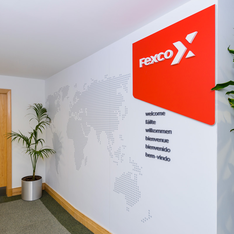 Fexco internal office branding