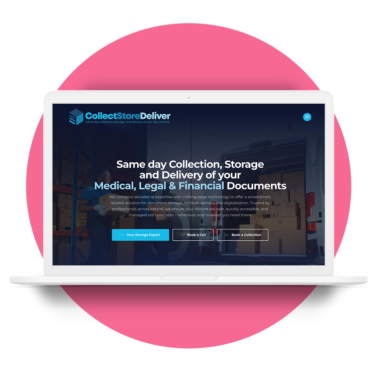 Collect Store Deliver 360 Marketing client