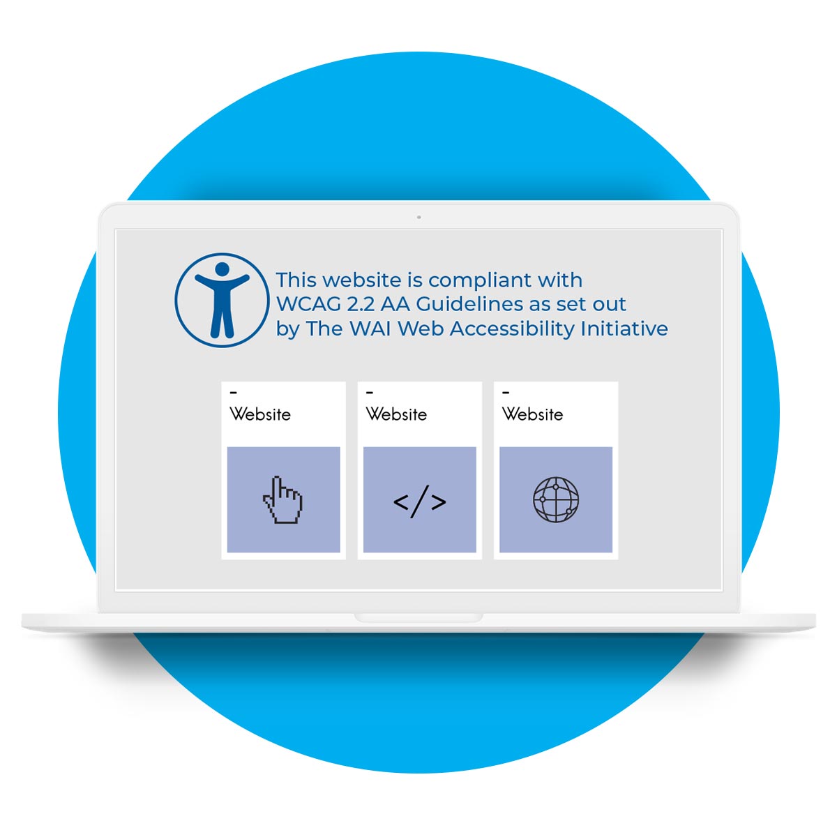 WCAG 2.2 AA Guidelines as set out by The WAI Web Accessibility Initiative
